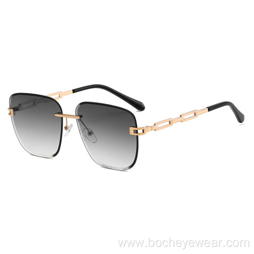 New Retro polygon Sunglasses women's fashion European and American metal small frame sunglasses